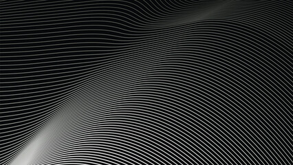 Abstract black grey background with stripes curve line for backdrop or presentation