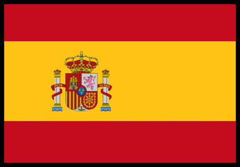 Spain Flag rectangle Icon