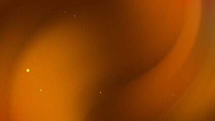 Abstract Gold Gradient Background with Glowing Particles