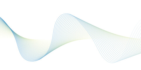 Abstract wavy lines Isolated background design. Wave modern stream transparent background.
