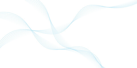 Abstract wavy lines Isolated background design. Wave modern stream transparent background.
