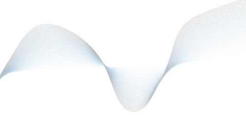 Abstract wavy lines Isolated background design. Wave modern stream transparent background.
