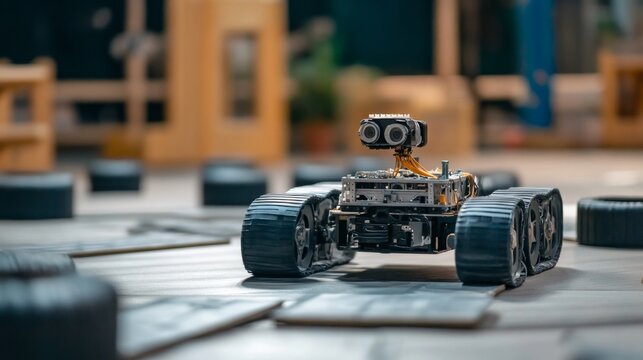 Autonomous Mobile Robot in Action