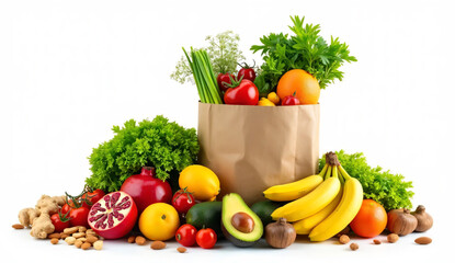 Healthy food background