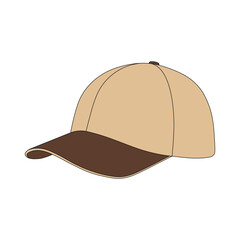 Fototapeta premium kids drawing casual hat cartoon isolated