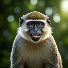 Obraz premium smiling monkey
