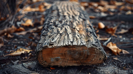 Fototapeta premium piece of wood realistic