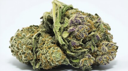 Vibrant Cannabis Flower Buds Close-Up