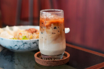 The nice taste of Indonesian drink in Purwokerto City, Central Java, Indonesia. It was taken on December 10, 2024 by a professional. It's a nice drink with Indonesian culture