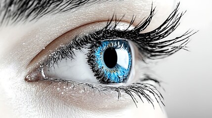 Fototapeta premium Eye close-up view