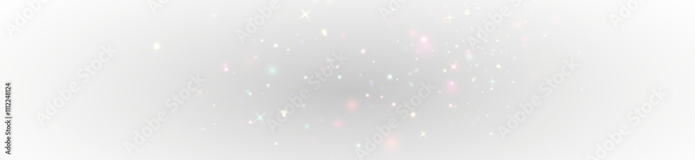Wall mural christmas dust glowing bokeh confetti light and glitter texture overlay for your design. festive spa