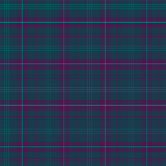 Plaid with twill weave repeat pattern.Checkered tartan gingham seamless pattern in green and purple.Geometric graphic vector illustration background design for fabric and prints.