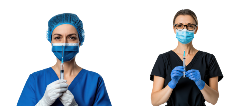 doctor and nurse in uniform