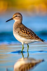 sandpiper bird photorealism style