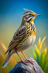 lark bird photorealism style
