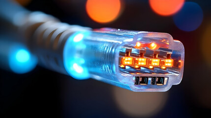 Exploring Network Cable:  Inner Structure,  Connections, and Data Transmission