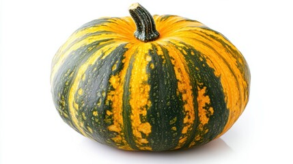 Vegetable pumpkin isolated on white background