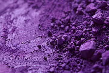 Obraz premium Close-up of purple powder, showcasing texture and color variation.