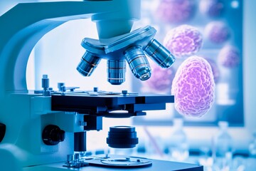 Exploring the unseen world of cells through advanced microscopy techniques. Generative AI