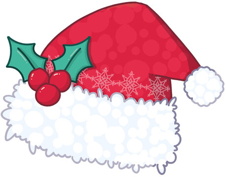 Christmas Hat Merry Christmas cartoon elements.
