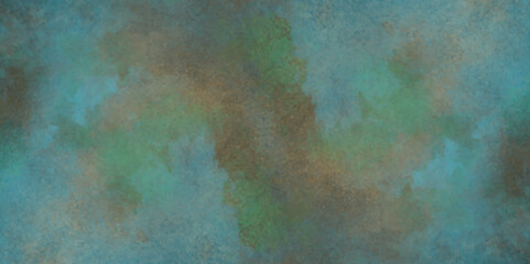 Watercolor textures on white paper background with colorful winter blue ink, Abstract organic design in chaotic stylish, Abstract washes and brush strokes on the white paper background.