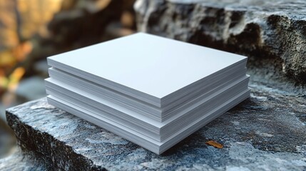 Clean A4/A5 flyer blank mockup