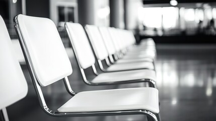 Empty stadium seats, a silent testament to the absence of fans, symbolizing the void left by the lack of human connection and shared experiences in the face of challenges.