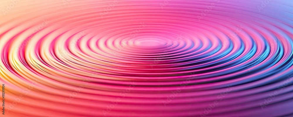 Aufkleber colorful ripple effects in vibrant hues, creating a mesmerizing visual pattern.
