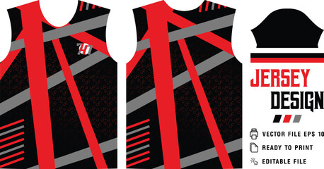 New Sports  Jersey Design Uniform Template,