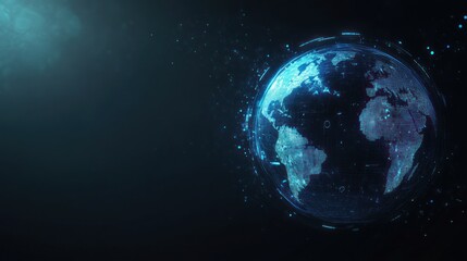 Fototapeta premium Digital Earth Globe