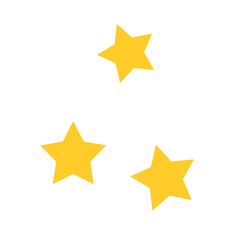 Gold stars vector background