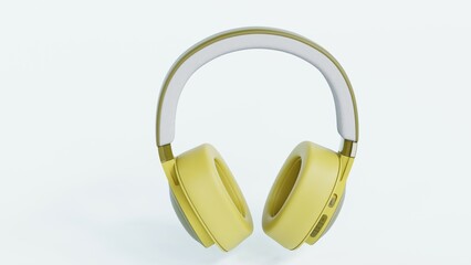 Realistic 3D headphones with a creative musical notes design. Perfect for branding, e-commerce, advertising, and presentations. High-resolution renders with sleek, modern visuals and professional deta