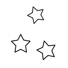 Obraz premium Gold stars vector background