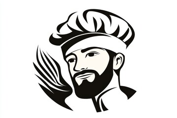 Obraz premium The vibrant chef a journey through modern gastronomy and creative cooking