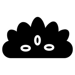 Dumplings Meal Street Glyph Icon