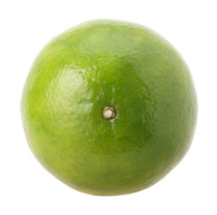 Top view, Tangerine orange or Clementine isolated, transparent PNG, PNG format, cut out