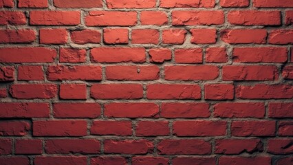 Close-Up of Red Brick Wall Background