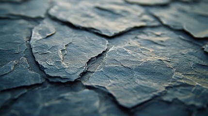 Dark Gray Stone Texture Close Up View