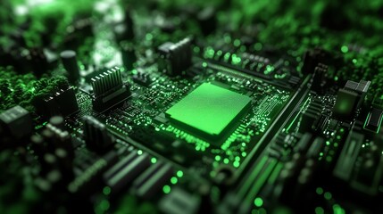 Innovative Green Technology Concept: Sustainable Tech Use, Eco Friendly Devices, and Renewable Energy Solutions for a Cleaner Environment