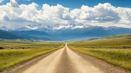 Fototapeta premium Rural dirt road