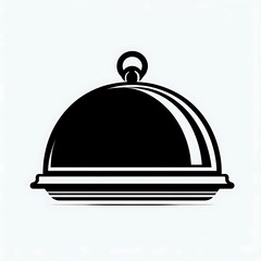 Fototapeta premium A cloche cover for serving food elegantly.