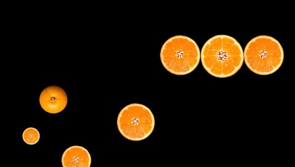 Tangerines New Year's Eve Bengal lights