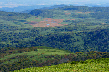Naklejka premium 秋の暑寒別岳登山 北海道の絶景 日本二百名山