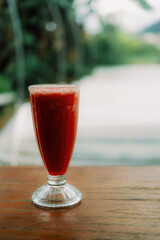 cocktail on the table