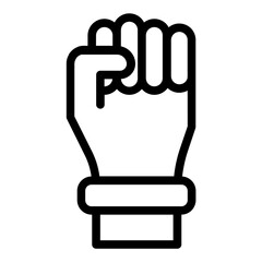 Fototapeta premium Protest Icon