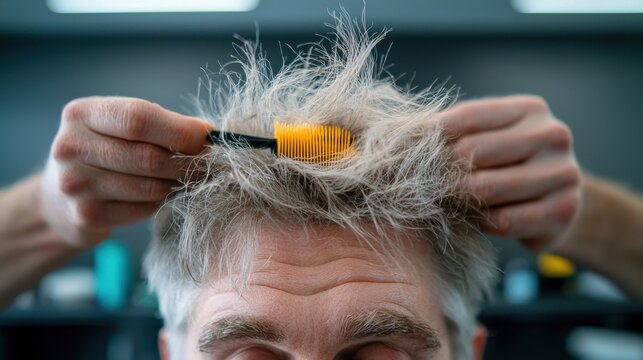 Dynamic Hair Styling with Backcombing Technique