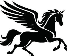 Pegasus mascot logo design Horse logo design, Logo design, Pegasus logo