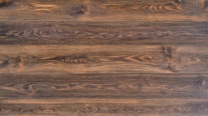 Naklejka premium Rich Brown Toned Dark Walnut Wood Texture with Deep Grains and Rustic Wooden Planks Background