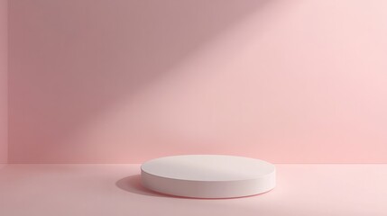 Floating white rectangular frame with a smooth background