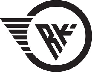 Initial RK  logo design RK modern monogram and elegant logo design, Professional Letters Vector Icon Logo on background